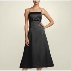 David's Bridal Black Dress Formal Occasion Evening Party Size 6